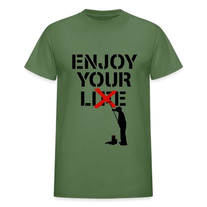 Gildan Ultra Cotton Adult T-Shirt - military green