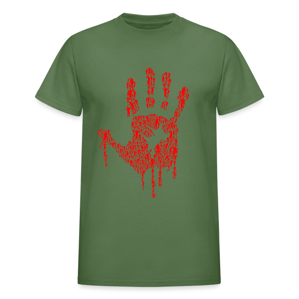 Gildan Ultra Cotton Adult T-Shirt - military green