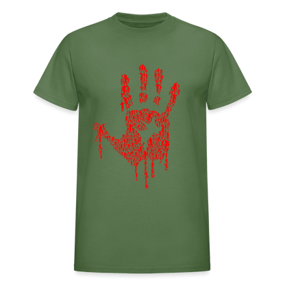 Gildan Ultra Cotton Adult T-Shirt - military green