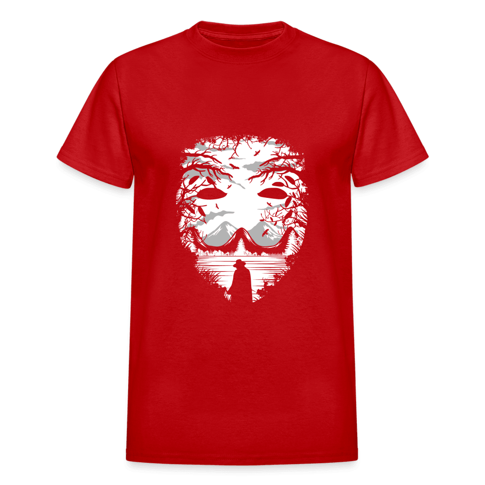 Gildan Ultra Cotton Adult T-Shirt - red