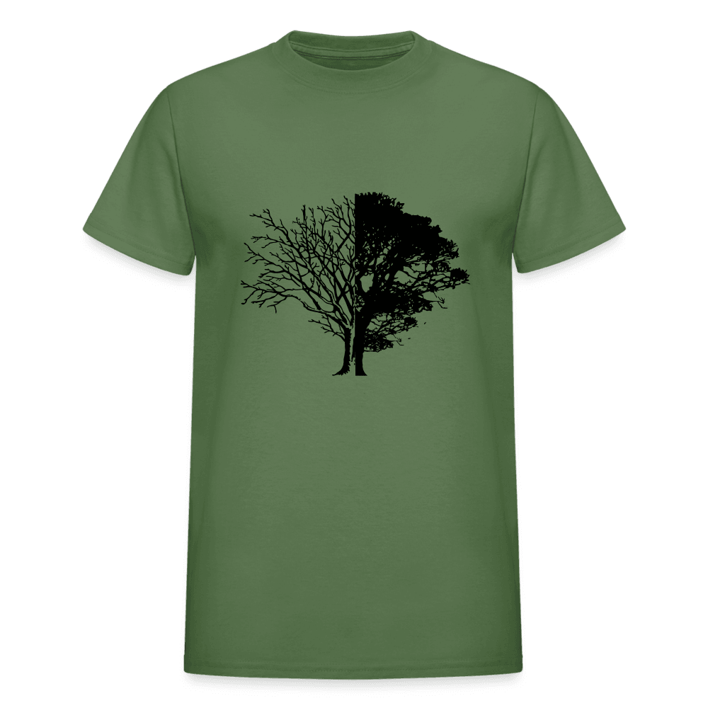 Gildan Ultra Cotton Adult T-Shirt - military green