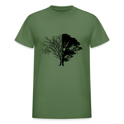 Gildan Ultra Cotton Adult T-Shirt - military green