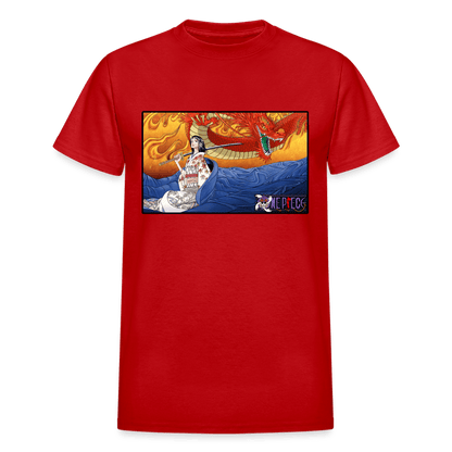 Gildan Ultra Cotton Adult T-Shirt - red