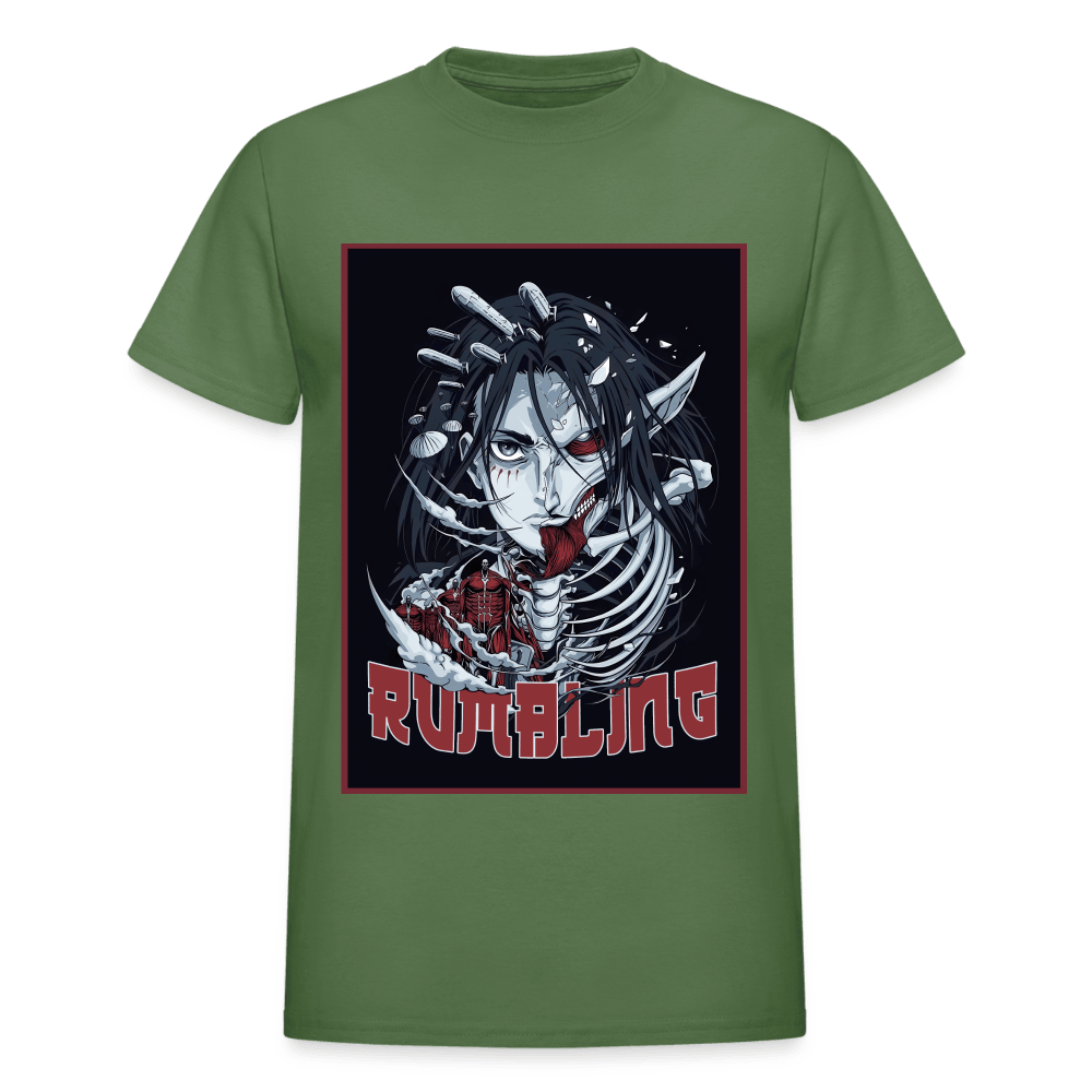 Gildan Ultra Cotton Adult T-Shirt - military green